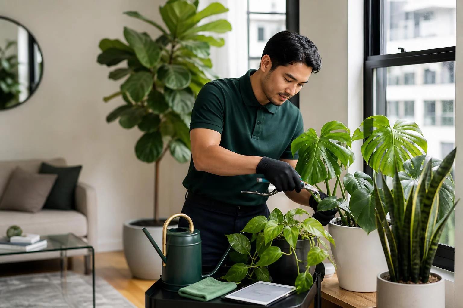  Grovegyits  ：観葉植物のお手入れ